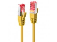 Komutacinis kabelis 0.3m S/FTP Cat6 Pimf, geltonas