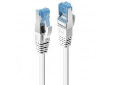 Komutacinis kabelis 0.3m S/FTP Cat6A Pimf, LSZH, baltas
