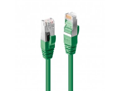 0.3m Cat.6A S/FTP LSZH Cable, Green