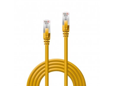 0.3m Cat.6A S/FTP LSZH Cable, Yellow 1