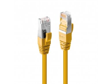0.5m Cat.6A S/FTP LSZH Cable, Yellow