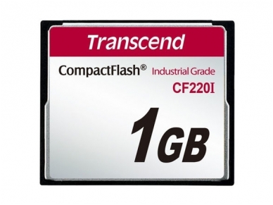 124-9675 Atm.kortele 1GB Transcend CF220I
