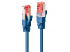 Komutacinis kabelis 1.5m S/FTP Cat6 Pimf, mėlynas