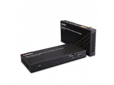 150m Cat.6 HDMI 4K60, USB 2.0 & IR HDBaseT KVM Extender
