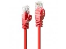 1m Cat.6 U/UTP Network Cable, Red