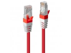 1m Cat.6A S/FTP LSZH Network Cable, Red