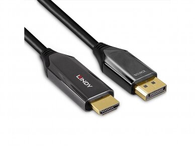 DisplayPort 1.4 į HDMI aktyvus kabelis 8K 60Hz, 4K 120Hz 1m 2