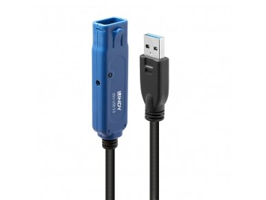 USB 3.0 ilgiklis 20m su stiprinimu, PRO