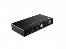 2 Port HDMI 4K60, USB 2.0 & Audio KVM Switch