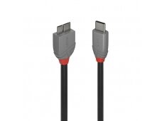 2m USB 3.2 Type C to Micro-B Cable, 5Gbps, Anthra Line