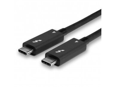 Thunderbolt 4 kabelis, USB C, 2m, 40Gbps 8K 100W, aktyvus 3