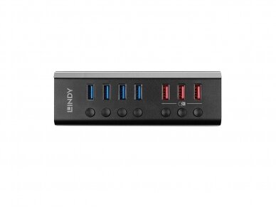 4 Port USB 3.0 Hub with 3 Quick Charge 3.0 Ports 1