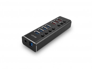 4 Port USB 3.0 Hub with 3 Quick Charge 3.0 Ports 3