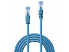Komutacinis kabelis 7.5m S/FTP Cat6A Pimf, LSZH, mėlynas