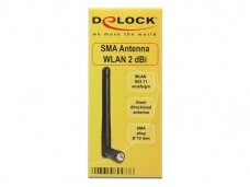 Antena WLAN 802.11 ac/a/b/g/n SMA kištukas 2dBi