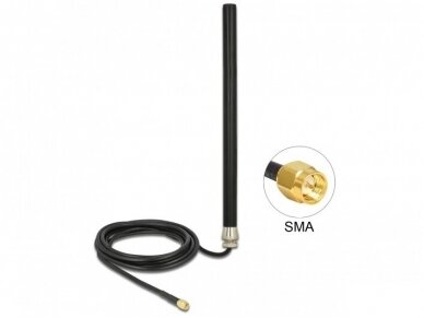 Antena GSM/ UMTS/ LTE SMA kištukas 3m 3dBi, išorinė