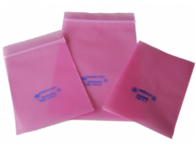 Antistat. maišelis 305x406mm"pink poly" (100vnt.)