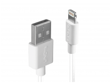 Apple Lightning USB duomenų ir maitinimo kabelis 1m baltas