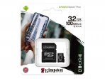 Atminties kortelė Kingston microSDHC 32GB CL10 + adapt.