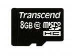 Atminties kortelė Transcend microSDHC 8GB CL10 + adapt.
