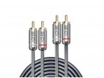 Audio kabelis 2xRCA - 2xRCA 10m, CROMO Line