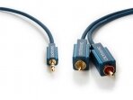 Audio kabelis 3.5mm - 2xRCA 10m Clicktronic