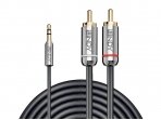 Audio kabelis 3.5mm - 2xRCA 10m, CROMO Line