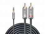 Audio kabelis 3.5mm - 2xRCA 3m, CROMO Line