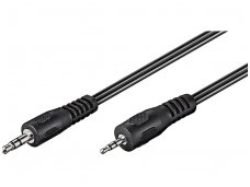 Audio kabelis 2.5mm M - 3.5mm M 2m