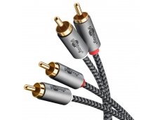 Audio kabelis 2xRCA - 2xRCA 0.5m