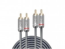 Audio kabelis 2xRCA - 2xRCA 0.5m, CROMO Line