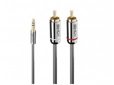 Audio kabelis 3.5mm - 2xRCA 0.5, CROMO Line