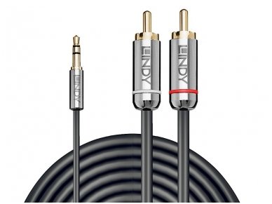 Audio kabelis 3.5mm - 2xRCA 0.5, CROMO Line 1