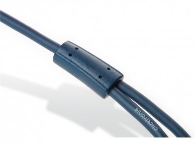 Audio kabelis 3.5mm - 2xRCA 1m Clicktronic 2