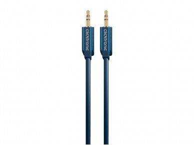 Audio kabelis 3.5mm M- 3.5mm M 1.5m, Clicktronic 2