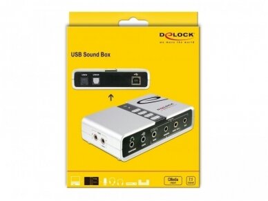 Delock USB garso komutatorius 7.1 5
