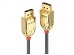 DisplayPort kabelis 10m 4K UHD DP1.2, 21.6Gbps, GOLD Line
