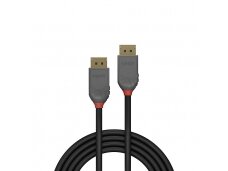 DisplayPort 1.2 kabelis 10m UHD 4K 21.6Gbps, Anthra Line