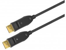 DisplayPort 1.4 optinis kabelis 8K 60Hz 32.4G, 30m
