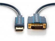 DisplayPort į DVI-D kabelis 15m 1080p Clicktronic
