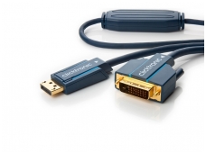 DisplayPort į DVI-D kabelis 1m 1080p Clicktronic