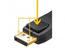 DisplayPort kabelis 3m DP1.2 3D, 4K, 2K prie 30Hz