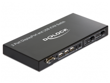 DisplayPort KVM perjungėjas 2>1, USB, audio