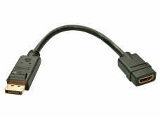 DisplayPort M - HDMI F perėjimas 0.15m, 1080p, Lindy