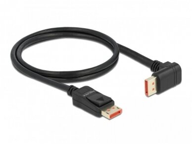 DisplayPort 1.4 90L kampinis kabelis 8K 60Hz, 1m 1