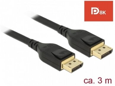 DisplayPort 1.4 kabelis 8K 60Hz, 3m