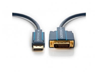 DisplayPort į DVI-D kabelis 1m 1080p Clicktronic 1