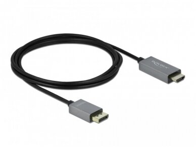 DisplayPort į HDMI aktyvus kabelis 3840x2160 60Hz, 2m HDR 1