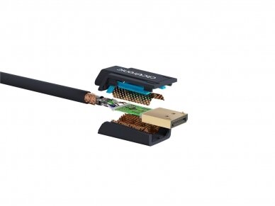 DisplayPort į HDMI kabelis 2m 4K 60Hz Clicktronic 3
