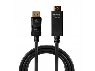 DisplayPort į HDMI kabelis 4K 1m 1